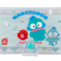 Japan Sanrio Memo & Sticker with Case Keychain - Hangyodon - 4