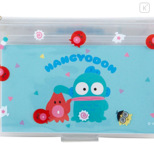 Japan Sanrio Memo & Sticker with Case Keychain - Hangyodon - 5