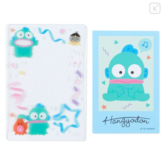 Japan Sanrio 2 Pocket Pouch - Hangyodon : Cute Customization - 4