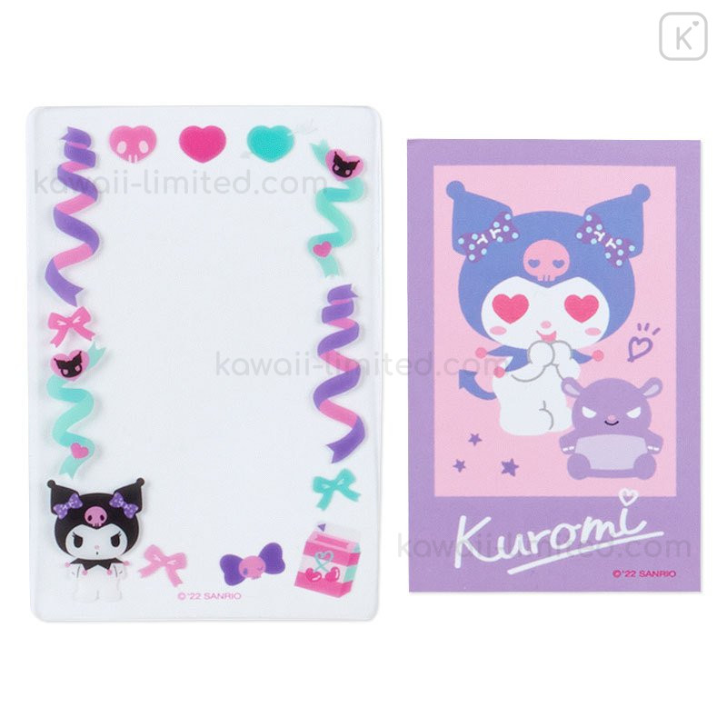 Japan Sanrio 2 Pocket Pouch - Kuromi / Cute Customization | Kawaii Limited