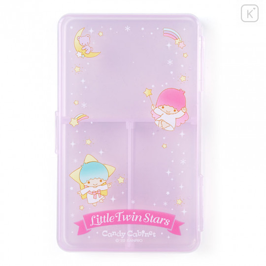 Japan Sanrio Small Plastic Case - Little Twin Stars - 1