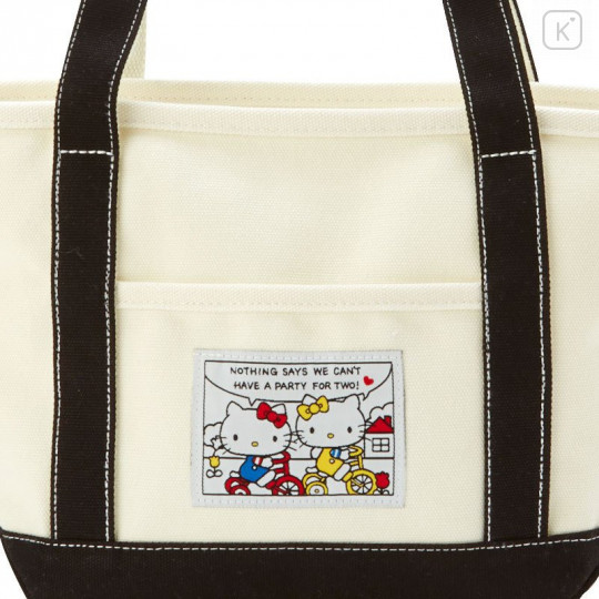 Japan Sanrio Canvas Tote Bag (S) - Hello Kitty - 4