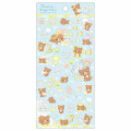 Japan San-X Sticker Sheet - Chairoikoguma / Dandelions and Twin Hamsters Blue - 1