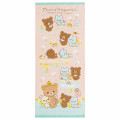 Japan San-X Face Towel - Rilakkuma / Dandelions and Twin Hamsters - 1
