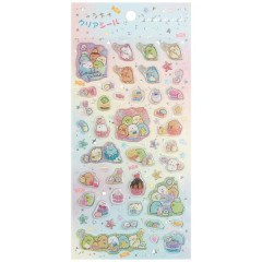Japan San-X Glitter Clear Sticker - Sumikko Gurashi / Sweets