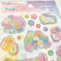 Japan San-X Glitter Clear Sticker - Sumikko Gurashi : Flower - 2