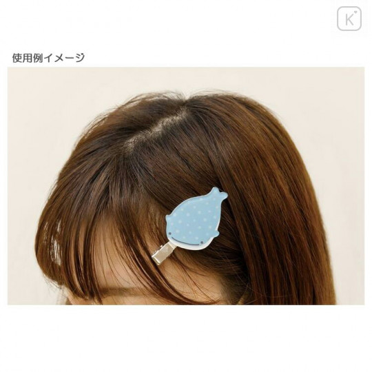 Japan San-X Hair Clip 2pcs Set - Jinbesan to Umiusagi / Jinbe-san - 3