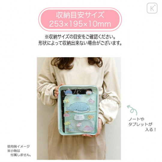 Japan San-X Tablet Clear Multi Case - Jinbesan to Umiusagi - 3