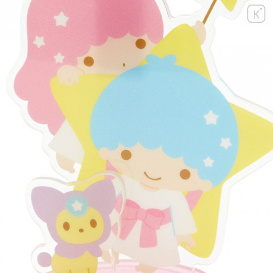 Japan Sanrio Acrylic Stand with Clip - Little Twin Stars - 4
