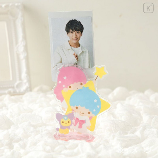 Japan Sanrio Acrylic Stand with Clip - Little Twin Stars - 6