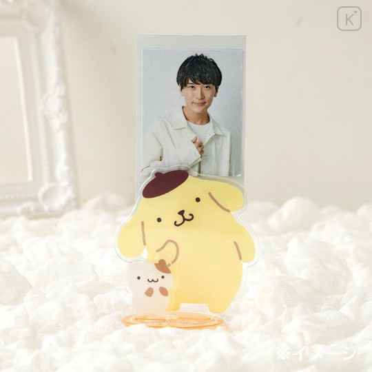 Japan Sanrio Acrylic Stand with Clip - Pompompurin - 6