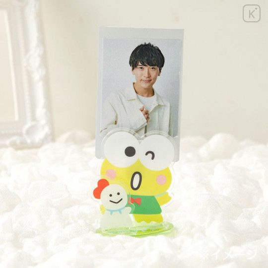 Japan Sanrio Acrylic Stand with Clip - Keroppi - 6