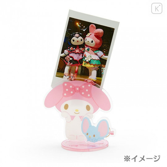 Japan Sanrio Acrylic Stand with Clip - Kuromi - 5