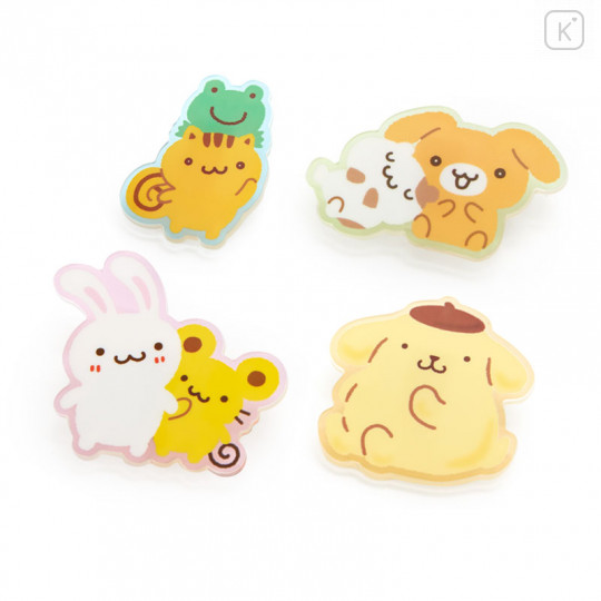 Japan Sanrio Clip Set - Pompompurin / Team Pudding - 2