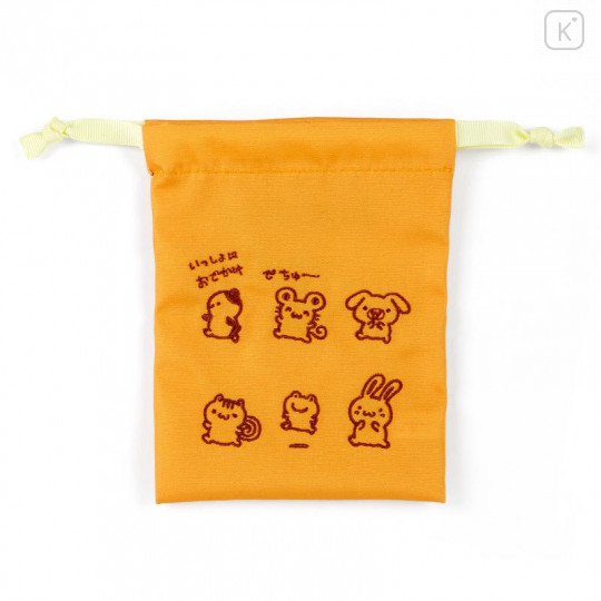 Japan Sanrio Drawstring Bag Set - Pompompurin / Team Pudding - 6