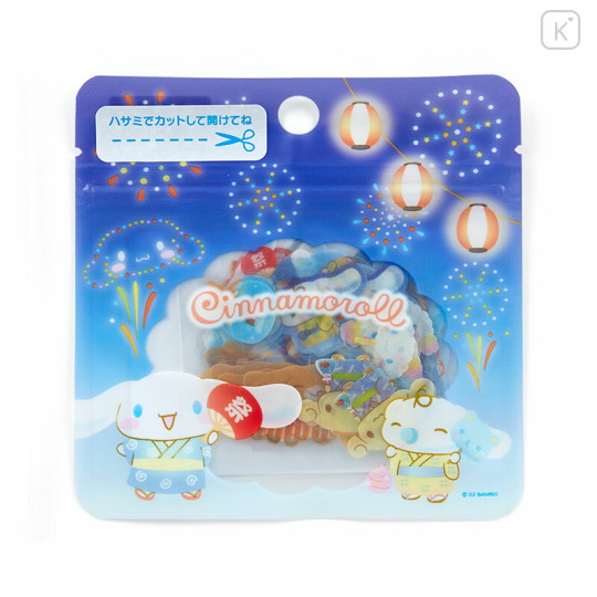 Japan Sanrio Summer Sticker - Cinnamoroll : Japanese Style - 1