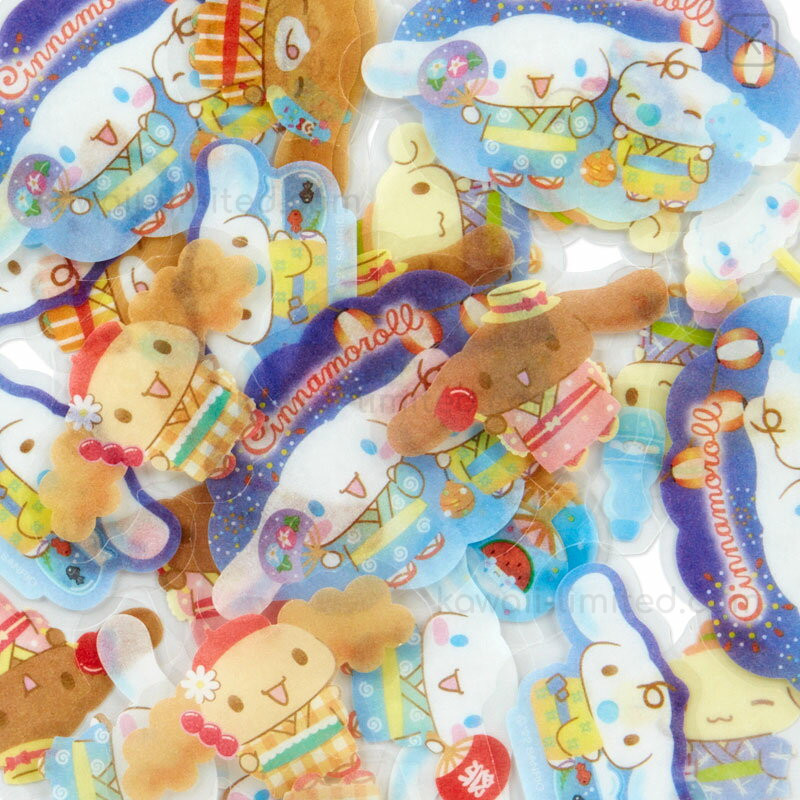 Japan Sanrio Summer Sticker - Cinnamoroll / Japanese Style | Kawaii Limited