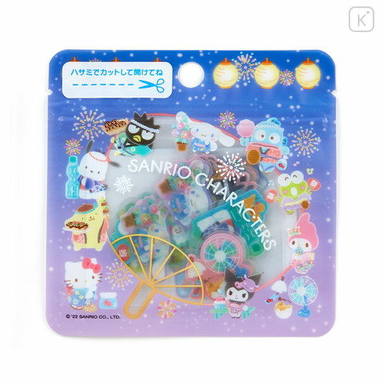 Japan Sanrio Summer Sticker - Sanrio Characters : Japanese Style - 1