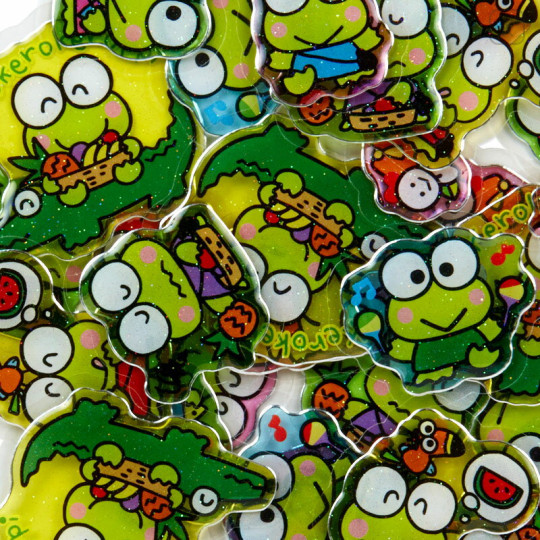 Japan Sanrio Summer Sticker - Keroppi : Clear - 3