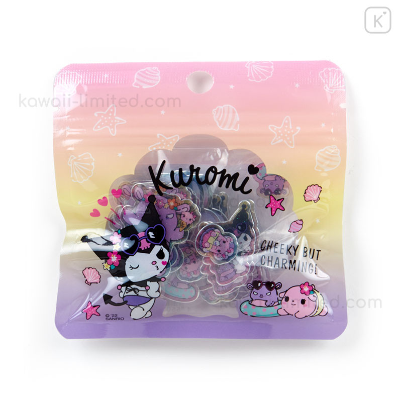 Japan Sanrio Summer Sticker - Kuromi / Clear | Kawaii Limited