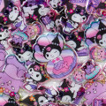 Japan Sanrio Summer Sticker - Kuromi : Clear - 3