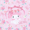 Japan Sanrio B7 Notebook - My Melody / Flower - 4