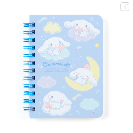 Japan Sanrio B7 Notebook - Cinnamoroll / Sky - 1