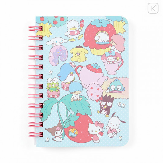 Japan Sanrio B7 Notebook - Sanrio Characters / Park - 1