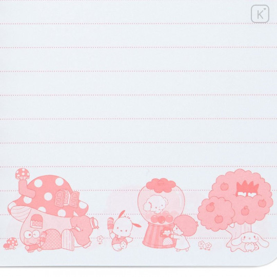 Japan Sanrio B7 Notebook - Sanrio Characters / Park - 7