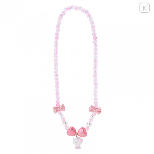 Japan Sanrio Kids Beaded Necklace - Hello Kitty - 1