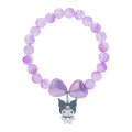 Japan Sanrio Original Kids Beaded Bracelet - Kuromi - 1