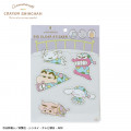 Japan Sanrio × Crayon Shinchan Big Clear Sticker - Cinnamoroll / Pajamas - 1
