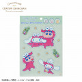 Japan Sanrio × Crayon Shinchan Big Clear Sticker - Cinnamoroll / Chocobi - 1