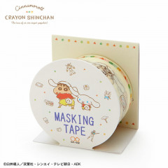 Japan Sanrio × Crayon Shinchan Washi Paper Masking Tape - Cinnamoroll / Matching