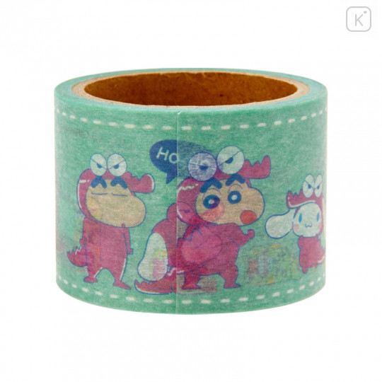 Japan Sanrio × Crayon Shinchan Washi Paper Masking Tape - Cinnamoroll / Chocobi - 2