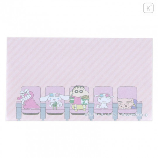 Japan Sanrio × Crayon Shinchan Tack Memo - Cinnamoroll / Green - 6