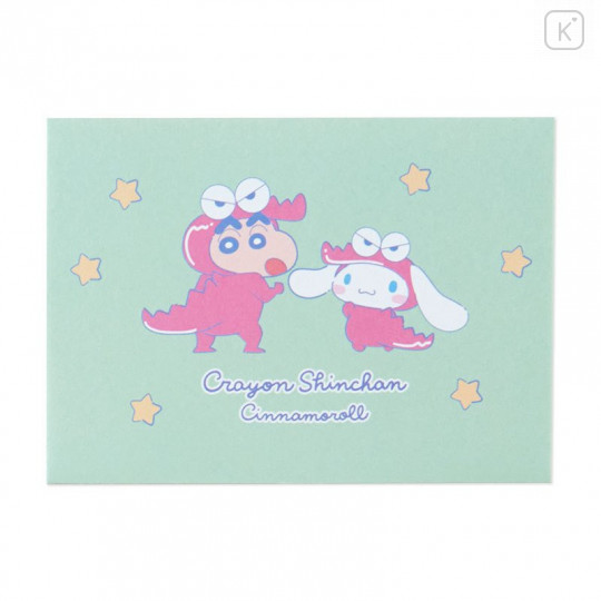 Japan Sanrio × Crayon Shinchan Mini Letter Set - Cinnamoroll / Chocobi - 4