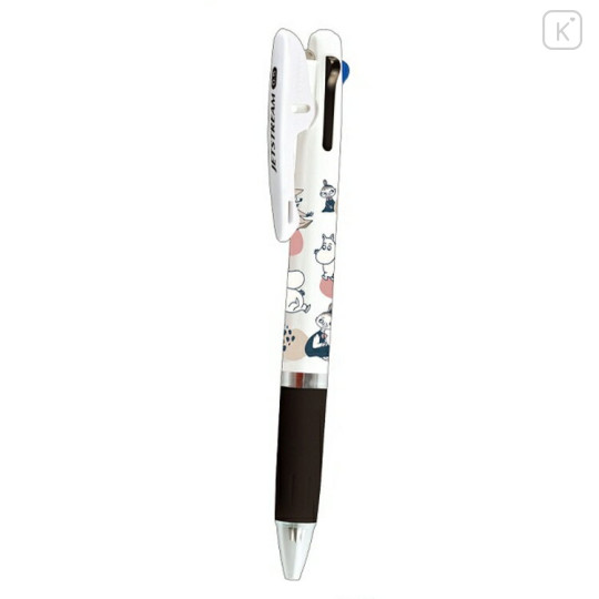 Japan Moomin Jetstream 3 Color Multi Ballpoint Pen - Moomin : Nuts - 1