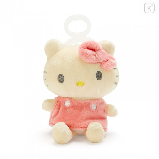 Japan Sanrio Pacifriends Plush Pacifier - Hello Kitty / Sanrio Baby - 1