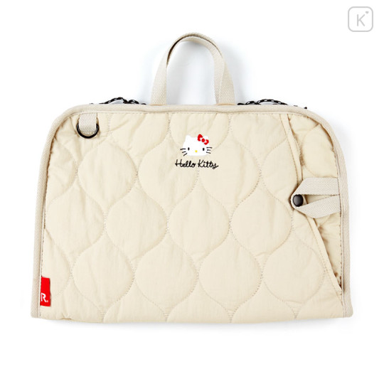 Japan Sanrio Rootote Laptop PC Bag - Hello Kitty : Beige - 2