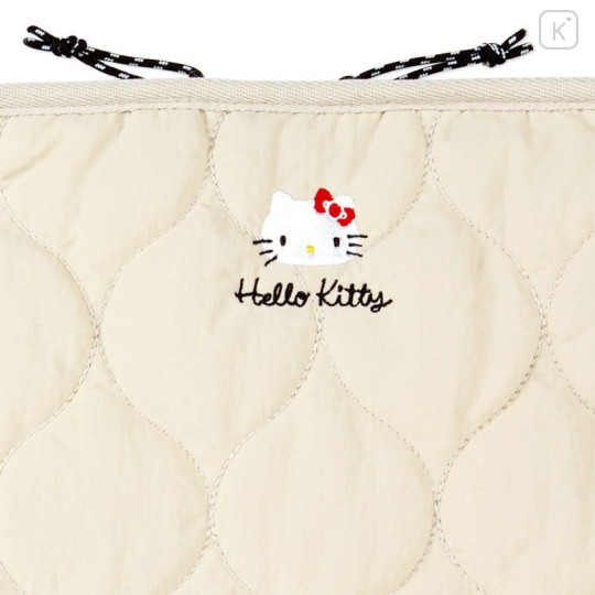 Japan Sanrio Rootote Laptop PC Bag - Hello Kitty : Beige - 5