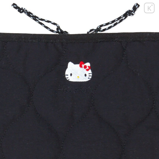 Japan Sanrio Rootote Laptop PC Bag - Hello Kitty : Black - 5