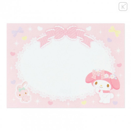 Japan Sanrio Summer Card with Frill Fan - My Melody - 5