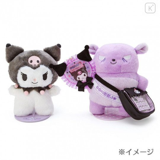 Japan Sanrio Pochette for Plush Doll - Kuromi / Pitatto Friends - 6