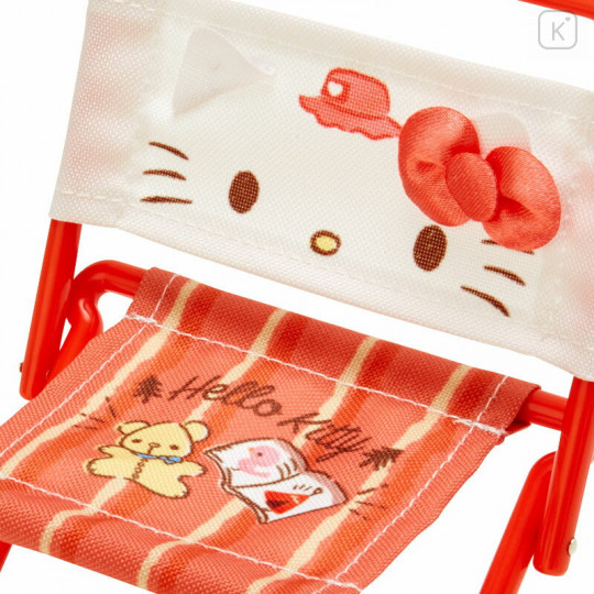 Japan Sanrio Miniature Outdoor Chair - Hello Kitty / Cute Camp - 3