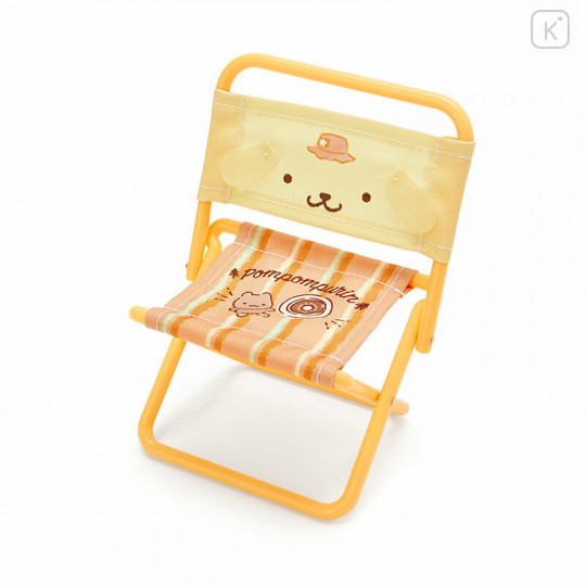 Japan Sanrio Miniature Outdoor Chair - Pompompurin / Cute Camp - 1