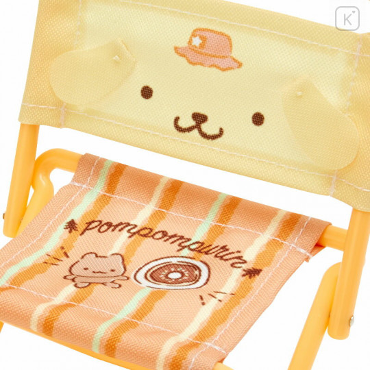 Japan Sanrio Miniature Outdoor Chair - Pompompurin / Cute Camp - 3
