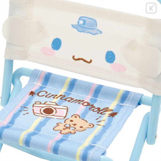 Japan Sanrio Miniature Outdoor Chair - Cinnamoroll / Cute Camp - 3