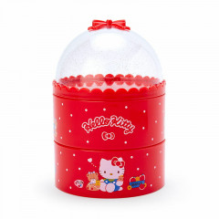 Japan Sanrio Dome-shaped Accessory Case - Hello Kitty