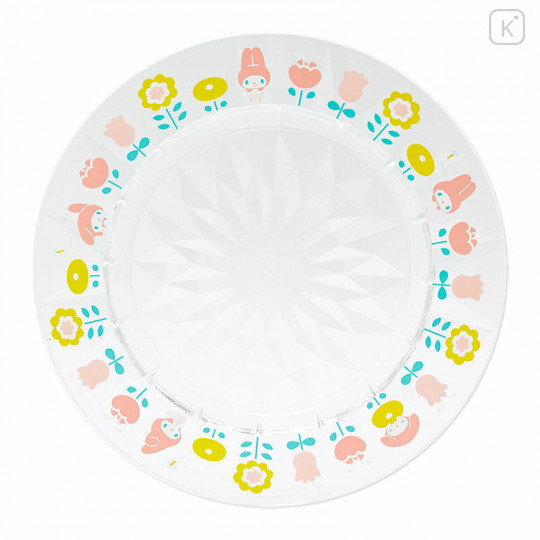 Japan Sanrio Clear Plate - My Melody / Retro Clear Tableware - 2